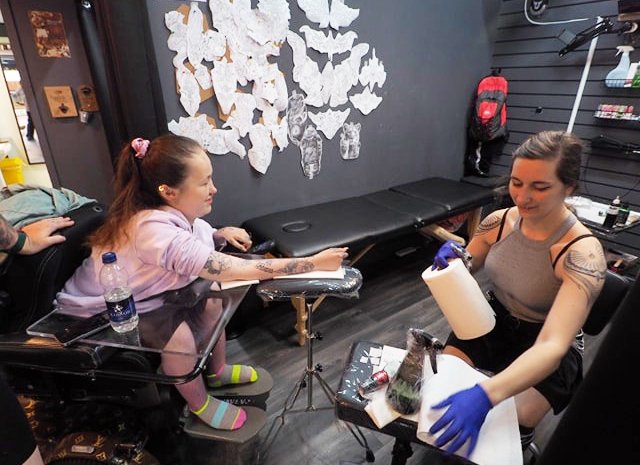 Laura at Tattoo Journey, Wakefield